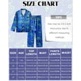 thumbnail image 6 of Fiodrimy Boys Pajamas Big Boys Satin PJS Set Button Down Silky Pajama Long Sleeve & Pants Set Kids Lounge Sleepwear Size 8-14, 6 of 6