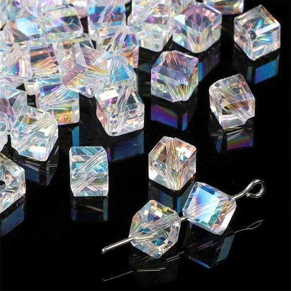 Shiny Glass Beads For Diy Earrings Bracelets Jewelry Making Set Of 10 Beads