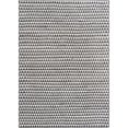 thumbnail image 1 of Unique Loom Tapis Décontracté Géométrique Chindi 9' x 12' Rectangle Blanc/noir, 1 of 2