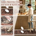 thumbnail image 4 of Ivalue Kitchen Rug Sets of 2 Non Slip Kitchen Rugs and Mats Washable Kitchen Mats(Brown), 4 of 11