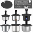 thumbnail image 4 of Couvercle en Silicone sous Vide pour Cuisson, Robuste, Compatible avec Anova, Idéal pour la Cuisson à Long Terme, Bonus de Bruit Silencieux, Diamètre 27.94cm (01), 4 of 7