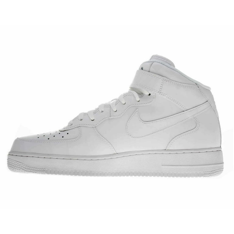 bota tanque Bombardeo Nike Men's Air Force 1 07 Mid White / Ankle-High Leather Fashion Sneaker -  8.5M - Walmart.com