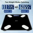thumbnail image 5 of Venoro Scale for Body Weight 400lbs Digital Bluetooth Smart Scales with APP, Black, 5 of 11