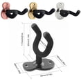thumbnail image 3 of Gancho para guitarra Soporte en forma de U Soporte de gancho Fácil instalación Rojo Likrtyny Para estrenar, 3 of 4