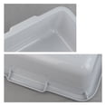 thumbnail image 3 of Ponpong 25 Quart Plastic Commercial Bus Box, Restaurant Bus Tubs, 4 Packs, 3 of 8
