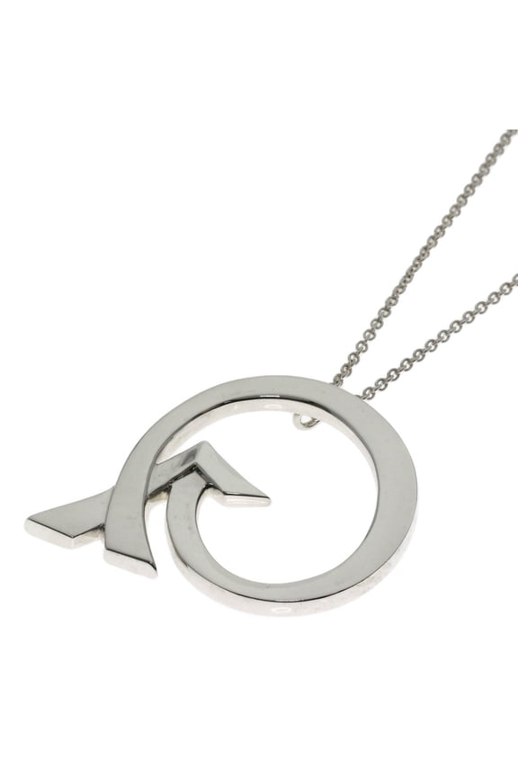Pre-Owned Tiffany & Co. Love Kisses Arrow Paloma Picasso Large Necklace, Silver, Women's.