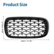 thumbnail image 3 of Parrilla del parachoques delantero superior único para BMW X5 F15 2014-2016, izquierda y derecha, 1 par, negro, 3 of 7