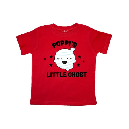 

Inktastic Cute Poppi s Little Ghost with Stars Gift Toddler Toddler Girl T-Shirt