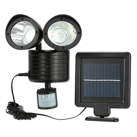 iMeshbean Dual Security Detector Solar Motion Sensor Spot Light Outdoor 22 LED