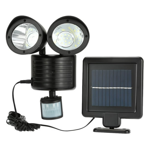 Dual Security Detector Solar Spot Light Motion Sensor Outdoor 22 LED Floodlight