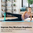 thumbnail image 6 of ProBody Pilates Loop Resistance Bands for Working Out, Set of 5 Exercise Bands Resistance, Resistance for Exercise and Physical Therapy, 12" x 2", Latex, 6 of 7