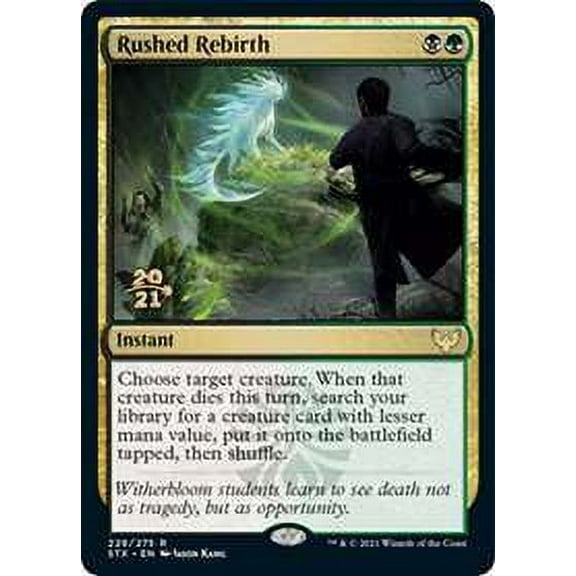 MtG Prerelease & Release Rare Rushed Rebirth (Prerelease Promo Foil) #228