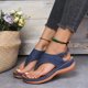 thumbnail image 5 of Chanclas de verano para mujer, zapatillas con tacón de cuña, sandalias, chanclas informales, zapatos de mujer Wmkox8yii  sa5117, 5 of 9