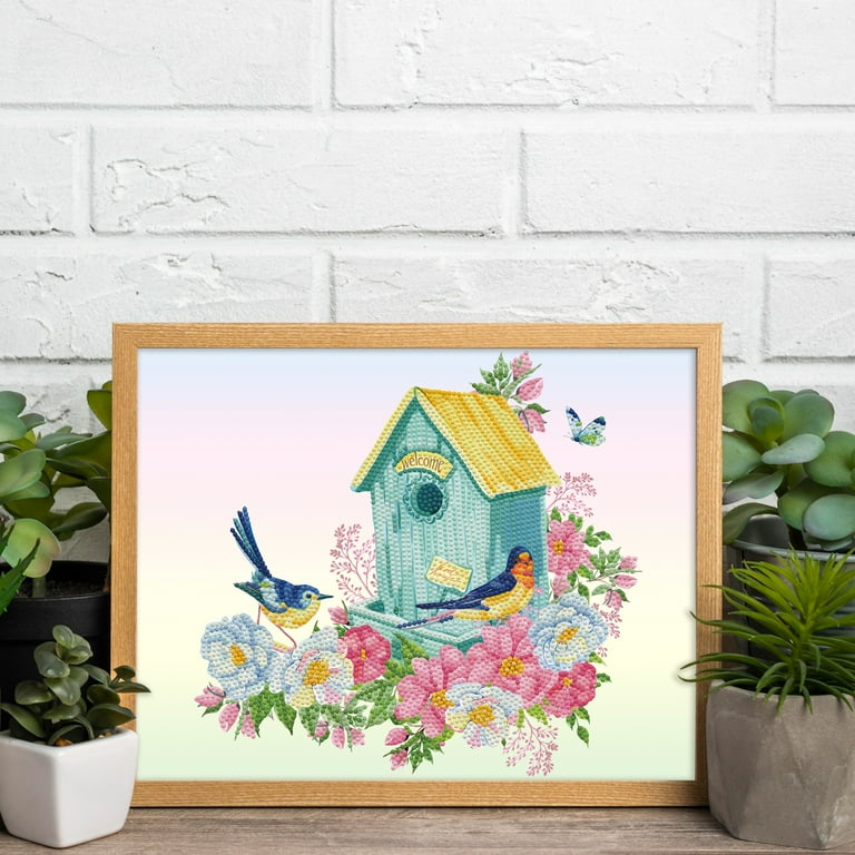 MAISON SPECIAL × ideas and PAINTING DIAMOND DOTZ® Birdhouse Welcome Special Edition Diamond