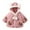 Purple, variant on Aoochasliy Coats for Girls Casual Cute Car Ear Hooded Clothes Plush Cute Flowers Rabbit Ears Winter Hoodie Thick Coat Cloak