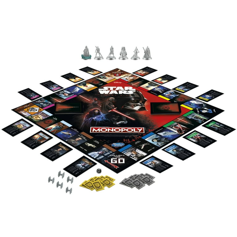 Disney Star Wars Monopoly Dark Side Edition Board Game for Kids and Family Ages 8 Walmart