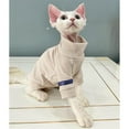 thumbnail image 2 of HQREA Warm Sphynx Cat Sweater, Winter Pet Pajamas Shirt Apparel for Hairless Cats, 2 of 6