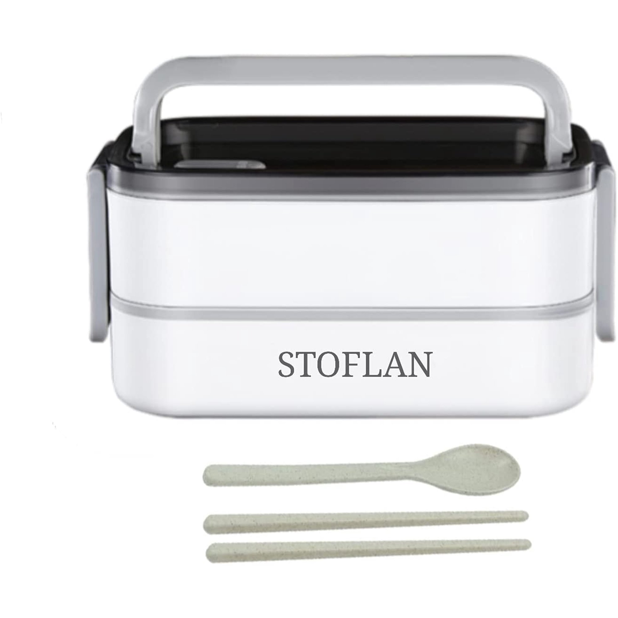 3/4Grid Stainless Steel Thermos Lunch Box Insulated Bento Bag Portable