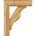thumbnail image 3 of Ekena Millwork 8"W x 30"D x 38"H Funston Block Rough Sawn Bracket w/ Offset Brace, Western Red Cedar, 3 of 25