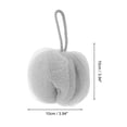 thumbnail image 2 of Unique Bargains Lanterns Bath Shower Loofah Sponge 1 Pc Gray, 2 of 5