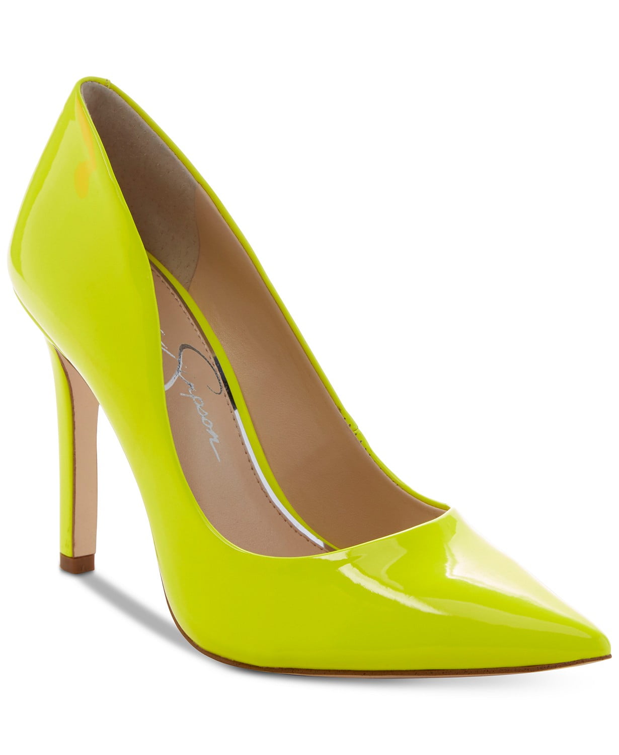 Neon pointy hotsell heels