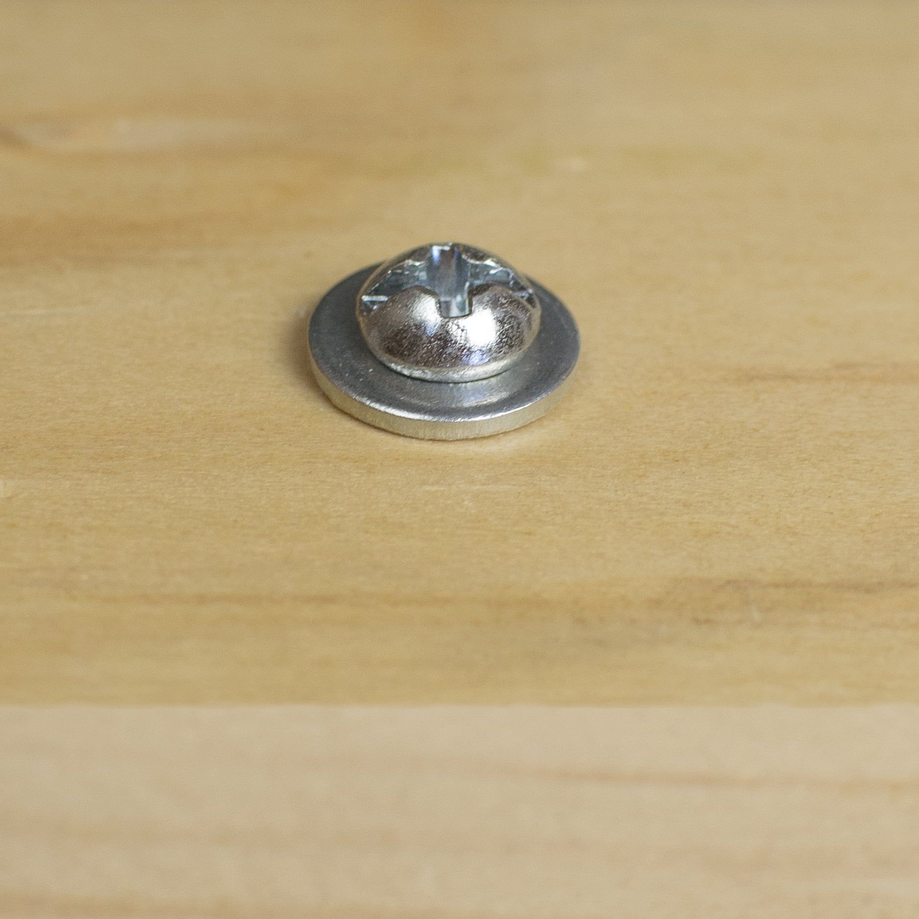 Bulldog Hardware #8 Flat Washer, Zinc Plated Steel (45 Pack)