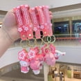 thumbnail image 4 of Llavero Kawaii de Hello Kitty Kuromi Melody, 40 piezas, anillo, muñeca Sanrio, colgante, bolsa, accesorios para llaves de coche, regalo de cumpleaños y vacaciones, 4 of 4