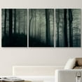 thumbnail image 2 of wall26 Canvas Print Wall Art Set Mysterious Dark Forest in The Night Fog Nature Wilderness Photography Realism Contemporary Colorful Multicolor Ultra for Living Room, Bedroom, Office - 24"x36&qu, 2 of 5