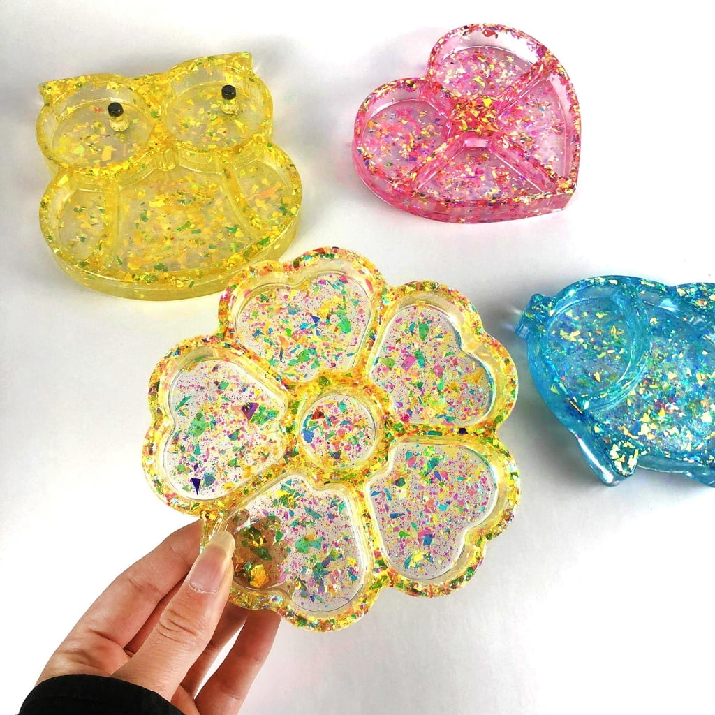 Creativity Epoxy Mold Irregular Resin Storage Box Silicone Mold Storage Box Casting Home Decorations