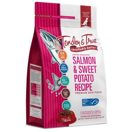 Tender & True Salmon & Sweet Potato Recipe Dry Dog Food, 23 lb bag