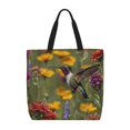 thumbnail image 1 of Easygdp Humming Bird Bolsa Tote para Mujer, Bolso de Hombro para Trabajo, Playa, Viajes, Compras y Supermercado, 1 of 7