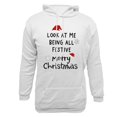 thumbnail image 4 of qelini Pullover Hoodies for Men Graphic Long Sleeve Sweatshirts Merry Christmas Print Drawstring Hooded Jackets Holiday Tops, 4 of 4