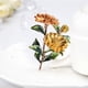 thumbnail image 5 of Minnieouse Broche de flor Pin elegante Breastpin boda cumpleaños vacaciones joyería hecha a mano novia regalo disfraz ornamento amarillo Type3 NO3 Minnieouse AP010764-01, 5 of 6