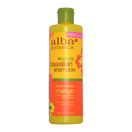 Alba Botanica Body Builder Mango Hawaiian Shampoo  12 fl oz
