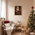 thumbnail image 2 of Arte en Lienzo para Pared con Marco, Santa Claus Vintage de Navidad 20x25 cm, 2 of 8