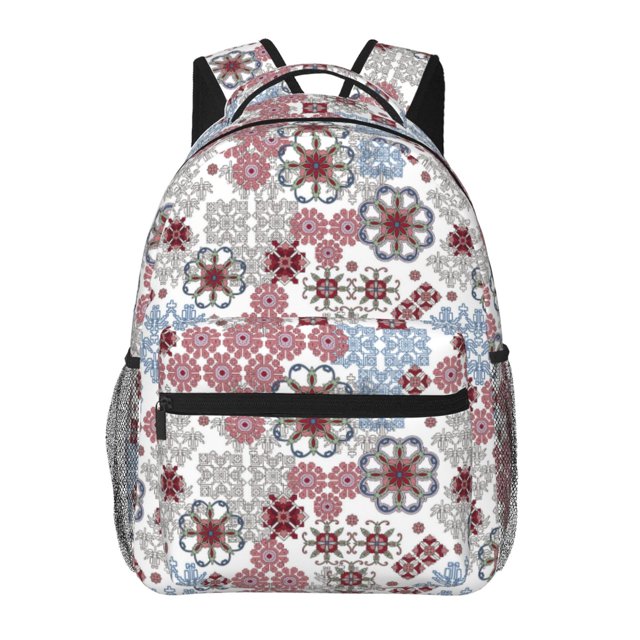 Fotbe Abstract Floral Mochila Casual con Estampado para Escuela, Viajes y Actividades al Aire Libre - Duradera, Ligera y Cómoda