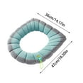 thumbnail image 3 of Zmeidao Toilet Seat Covers Pads, Soft Bathroom Toilet Lid Cover with Handle, Washable Universal Size, 3 of 6