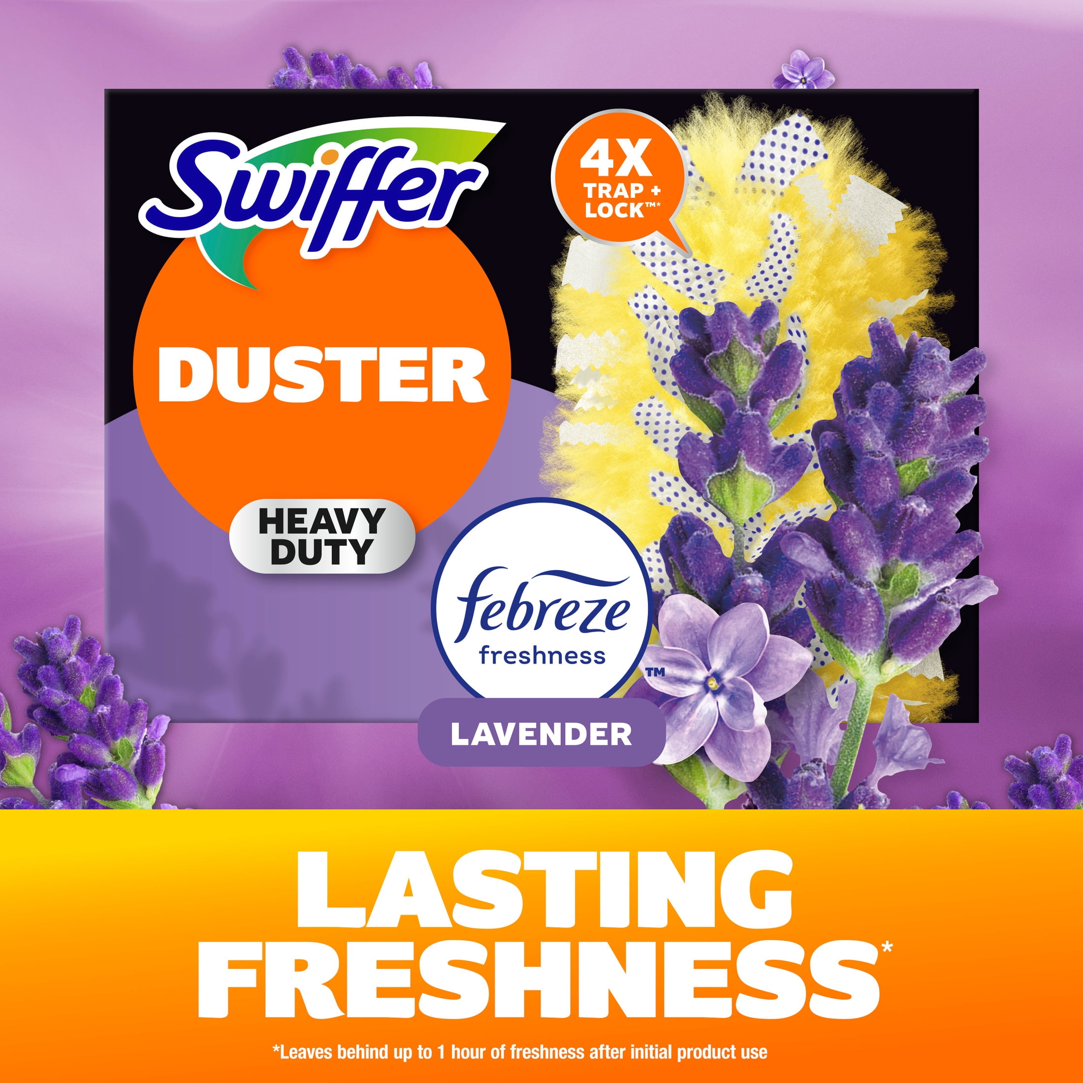 (2 pack) Swiffer Heavy Duty Duster Refill, Lavender 11 Count