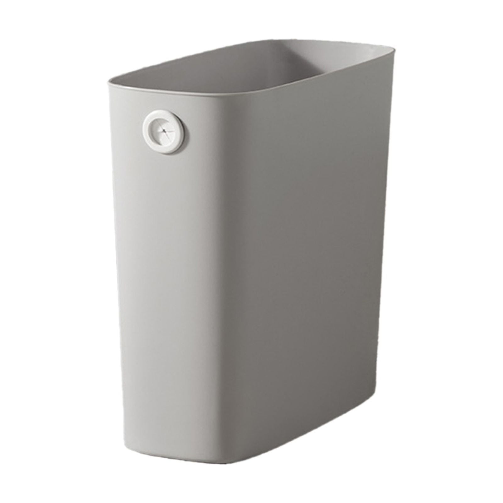 4 Gallon Trash Can, Plastic Wastebasket, Slim Open Top Garbage Container Bin, Small Trash Can Garbage Container Basket for Bathroom Bedroom Kitchen Office