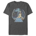 thumbnail image 1 of Men's Star Wars Classic Scene Circle  T-Shirt - Charcoal Heather - Small, 1 of 4