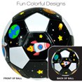thumbnail image 2 of Xcello Sports Soccer Ball Size 3, Soft Thick Durable TPU Cover, Kids' Soccer Ball, Soccer Sports Ball with Pump, Black/White, Size 3, Pack of 2, 2 of 6