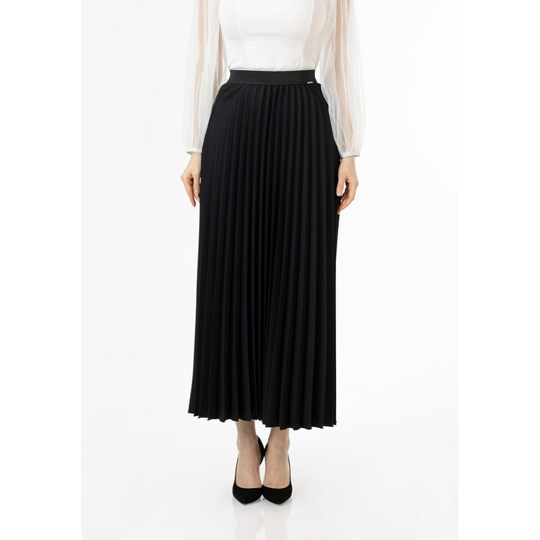 Pleated maxi top skirt 9mm