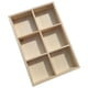 thumbnail image 5 of Caja de madera para guardar pigmentos (6 compartimentos), contenedor de madera para barras de pintura, 5 of 7