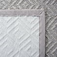 thumbnail image 6 of SAFAVIEH Natural Fiber Cinaed Bordered Runner Rug, Light Grey/Grey, 2'6" x 14', 6 of 10