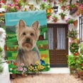 thumbnail image 2 of Welcome Spring Summer Cairn Terrier House Flag Dog Flowers Butterflies Farm Village Home Decor Banner for Outside Double Side 28X40 Inch, 2 of 6