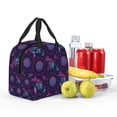 thumbnail image 4 of Naloa Purple Dreamcatcher1 Print Lunch Box for Women Men,Insulated Lunch Bag,Lunchbox,Thermal Leakproof Cooler,Reusable Lunch Tote Bag for Work School Travel Picnic, 4 of 7