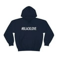 thumbnail image 2 of I love Black Love Unisex Hoodie, S-5XL Black is Beautiful Black Pride, 2 of 5