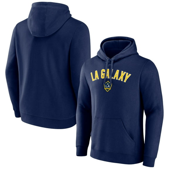 Men's Navy LA Galaxy Victory Arch Logo Pullover Hoodie