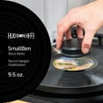 thumbnail image 4 of Hudson Hi-Fi SmallBen Record Weight Stabilizer with Protective Leather Pad - 9-Ounce Vinyl Turntable Weight - Durable & Stylish LP Stabilizer - Fits Any Turntable - Black Matte, 4 of 7