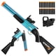thumbnail image 1 of Escopeta Toy Gun de doble cañón, con 20 dardos blandos, lanzador de espuma, lanzador de dardos de espuma con visor para niños, jóvenes, adolescentes, niños, vacaciones de 8 a 12 años (azul), 1 of 6